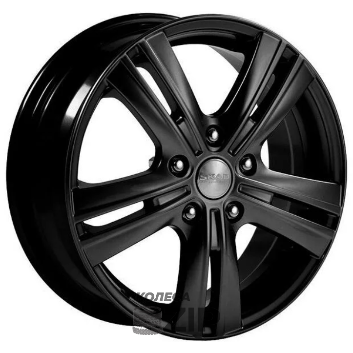 колесные диски Скад Багира 6x16 5*114.3 ET45 DIA67.1 Черный бархат Литой