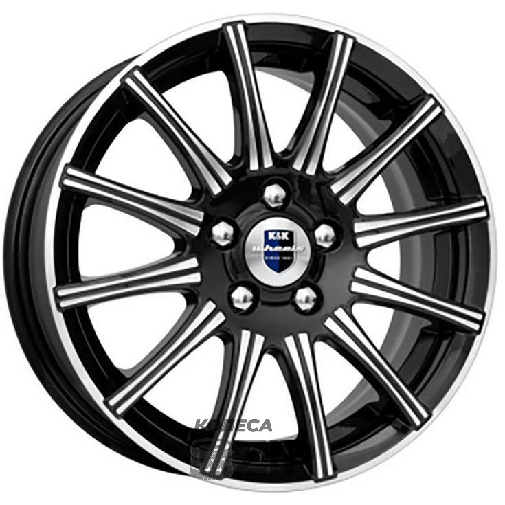 колесные диски K&K Сиеста 7x16 4*108 ET27 DIA65.1 Алмаз черный Литой