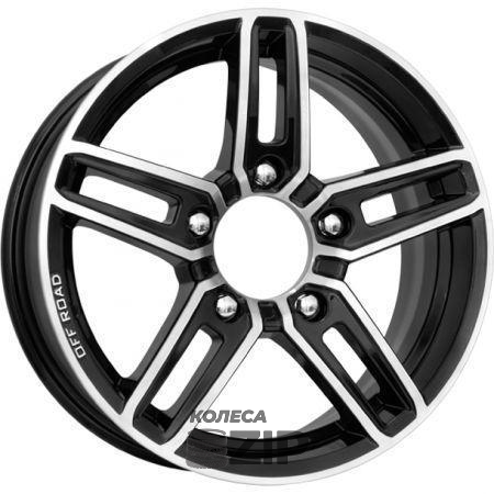 колесные диски K&K Дон 6.5x16 5*139.7 ET40 DIA98 Алмаз черный Литой