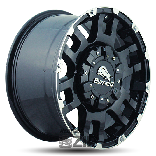 колесные диски Buffalo BW-004 9x20 6*139.7 ET0 DIA106.1 Gloss Black Machined Face Литой