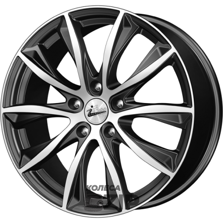 колесные диски iFree Кazaнтип 7.5x18 5*100 ET38 DIA67.1 Блэк Джек Литой