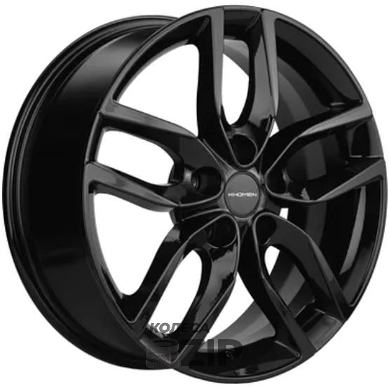 колесные диски Khomen KHW 1708 6.5x17 5*114.3 ET45 DIA54.1 Black Литой