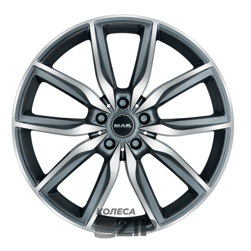 колесные диски MAK Allianz 8x20 5*112 ET27 DIA66.6 Gunmetal Mirror Face Литой