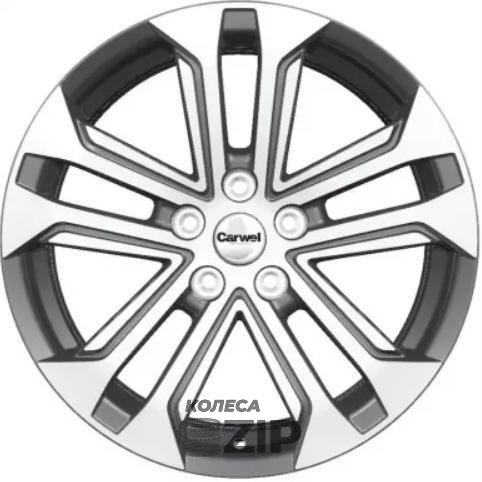 колесные диски Carwel Куж 7x18 5*108 ET46 DIA63.3 AGR Литой