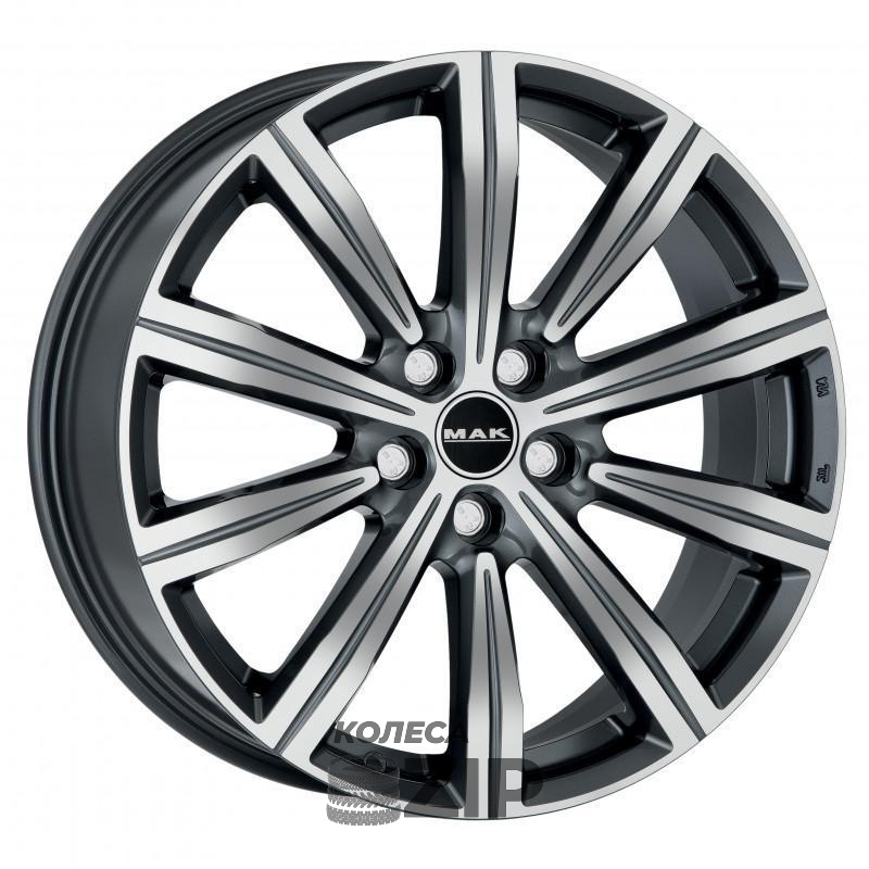 колесные диски MAK Birmingham 9.5x22 5*108 ET40 DIA63.3 Gunmetal Mirror Face Литой