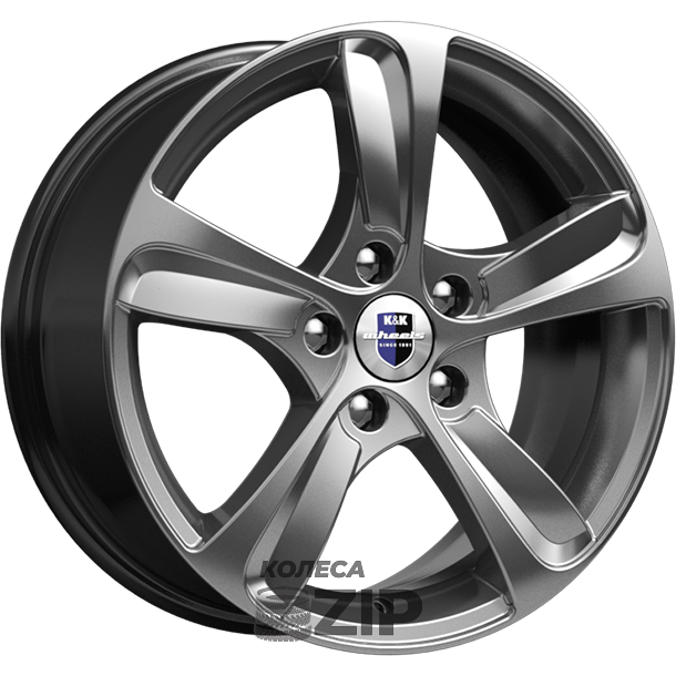 колесные диски K&K Катана 7x16 5*112 ET45 DIA66.6 Дарк платинум Литой