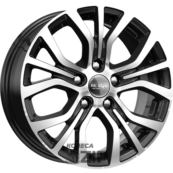 колесные диски K&K КС736 6.5x16 5*112 ET40 DIA66.6 Алмаз черный Литой