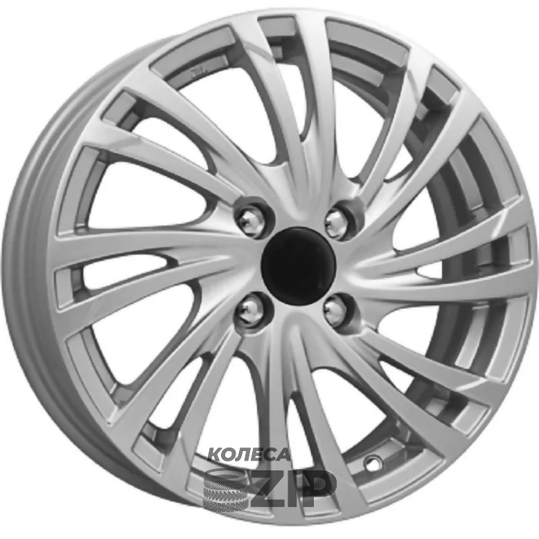 колесные диски K&K Мейола 6x15 4*100 ET48 DIA54.1 Блэк платинум Литой