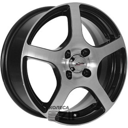колесные диски X'trike X-118 6x15 4*100 ET38 DIA67.1 BKFP Литой