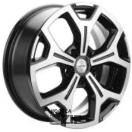 колесные диски Khomen KHW 1710 6.5x17 5*108 ET50 DIA63.3 Black-FP Литой