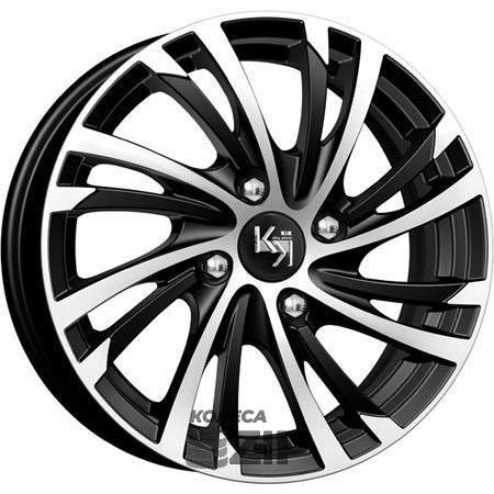 колесные диски K&K Мейола 6x15 4*100 ET45 DIA67.1 Алмаз черный Литой