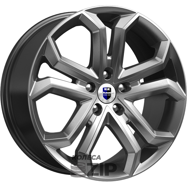 колесные диски K&K Пандора 8.5x19 5*120 ET25 DIA60.1 Дарк платинум Литой