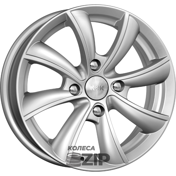 колесные диски K&K Бриз 6x15 4*100 ET50 DIA60.1 Блэк платинум Литой