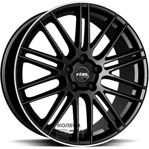 колесные диски Rial KiboX 9x20 5*130 ET52 DIA71.6 Diamond Black Lip Polished Литой