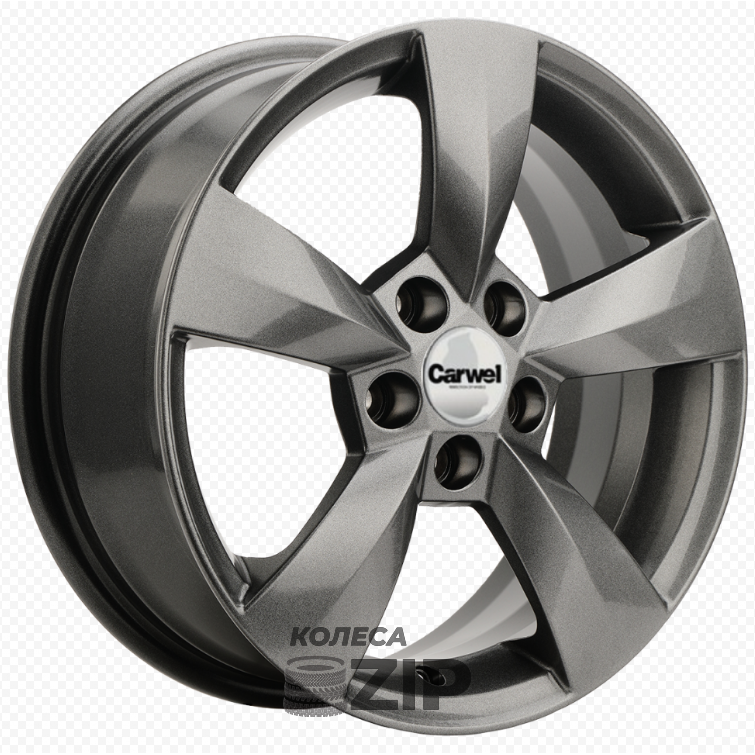 колесные диски Khomen KHW 1504 6x15 5*100 ET40 DIA57.1 G-Silver Литой