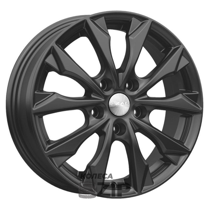 колесные диски Скад Нагоя 6x16 4*100 ET52 DIA54.1 Черный бархат Литой