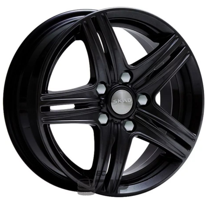 колесные диски Скад Сити 6x15 5*100 ET40 DIA57.1 Черный бархат Литой