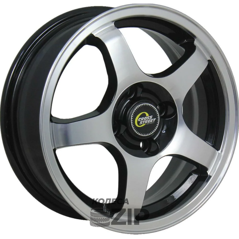 колесные диски Cross Street CR-14 6.5x16 5*114.3 ET45 DIA60.1 BKF Литой
