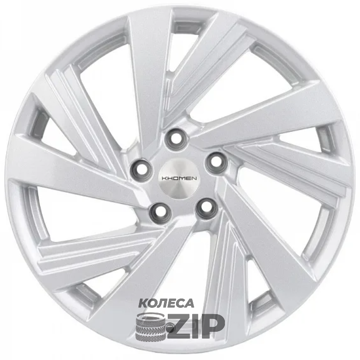 колесные диски Khomen KHW 1801 7.5x18 5*108 ET40 DIA60.1 F-Silver Литой