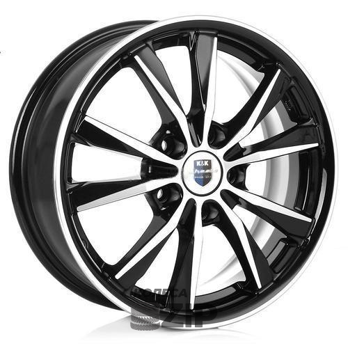 колесные диски K&K Спайдер 6.5x16 5*108 ET40 DIA67.1 Алмаз черный Литой
