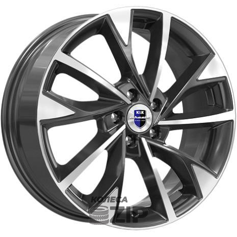 колесные диски K&K Роквуд 7x17 5*115 ET40 DIA70.1 Алмаз черный Литой