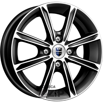 колесные диски K&K Флэш 5x14 4*100 ET35 DIA67.1 Алмаз черный Литой