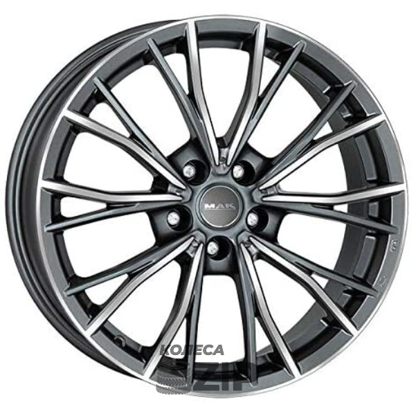 колесные диски MAK Mark 7.5x18 5*112 ET25 DIA66.6 Gunmetal Mirror Face Литой
