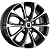 колесные диски K&K Urals 6.5x15 5*112 ET45 DIA57.1 Алмаз черный Литой