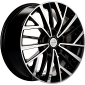 колесные диски Khomen KHW 1717 7x17 5*110 ET46 DIA63.3 Black Литой