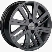колесные диски Khomen KHW 1609 6x16 4*100 ET41 DIA60.1 Black Литой