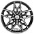колесные диски Khomen KHW 1709 7x17 5*108 ET45 DIA60.1 Black-FP Литой