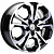 колесные диски Khomen KHW 1711 6.5x17 5*108 ET33 DIA60.1 Black-FP Литой