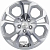 колесные диски Khomen KNW 1711 6.5x17 5*108 ET33 DIA60.1 F-Silver-FP Литой