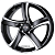 колесные диски Alutec Shark 7x16 5*108 ET48 DIA70.1 Racing black front polished Литой
