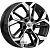 колесные диски K&K КС1062 6.5x17 5*114.3 ET37 DIA66.6 Алмаз черный Литой