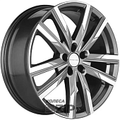 колесные диски Khomen KHW 1905 7.5x19 5*100 ET28 DIA57.1 Black-FP Литой