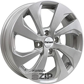 колесные диски Carwel Алазея 6x16 4*100 ET46 DIA54.1 BL Литой