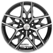колесные диски Khomen KHW 1709 7x17 5*114.3 ET50 DIA67.1 G-Silver Литой