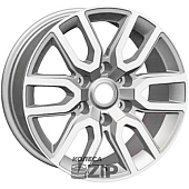 колесные диски Khomen KHW 1723 8x17 6*139.7 ET30 DIA106.1 F-Silver Литой